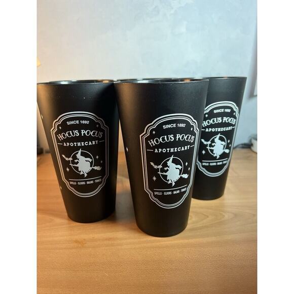 Hocus Pocus Apothecary Party Cups Set Of 5 Black - Picture 1 of 5